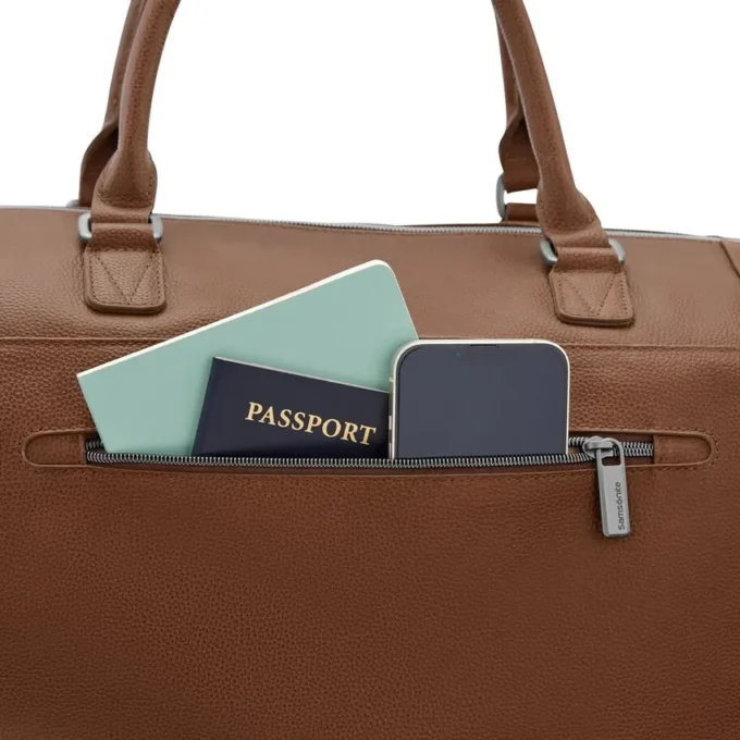 Borsa da weekend classica in pelle Borsa da weekend classica in pelle