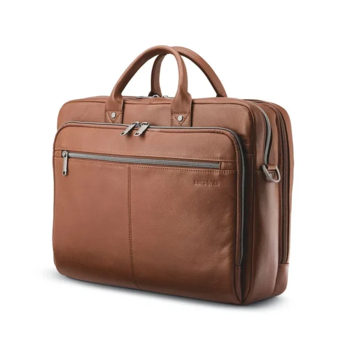 Borsa in pelle classica con apertura superiore Borsa in pelle classica con apertura superiore