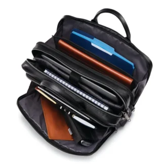 Borsa in pelle classica con apertura superiore