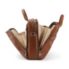 Borsa in pelle classica con apertura superiore Borsa in pelle classica con apertura superiore