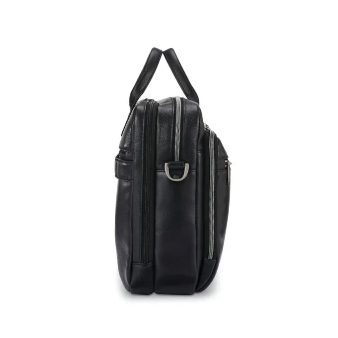 Borsa in pelle classica con apertura superiore Borsa in pelle classica con apertura superiore