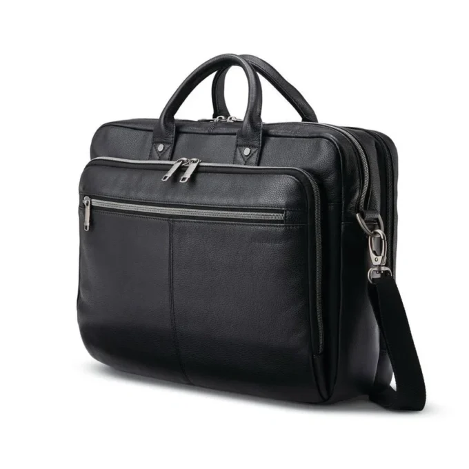 Borsa in pelle classica con apertura superiore Borsa in pelle classica con apertura superiore